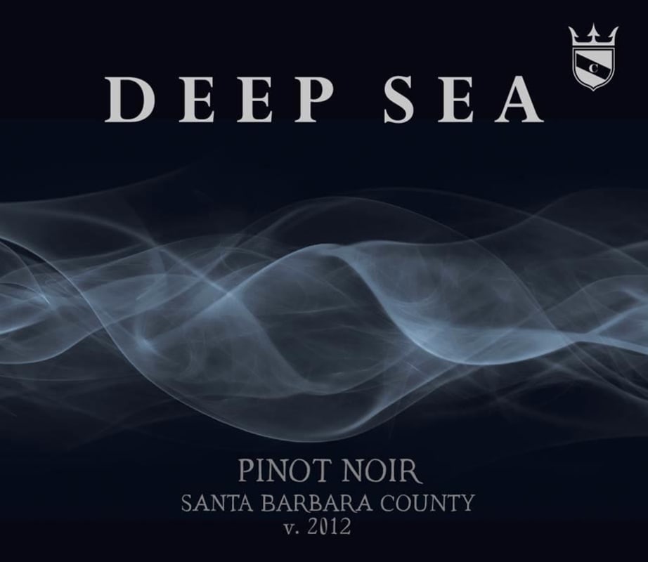 Conway Family Wines Deep Sea Pinot Noir 2012 Front Label