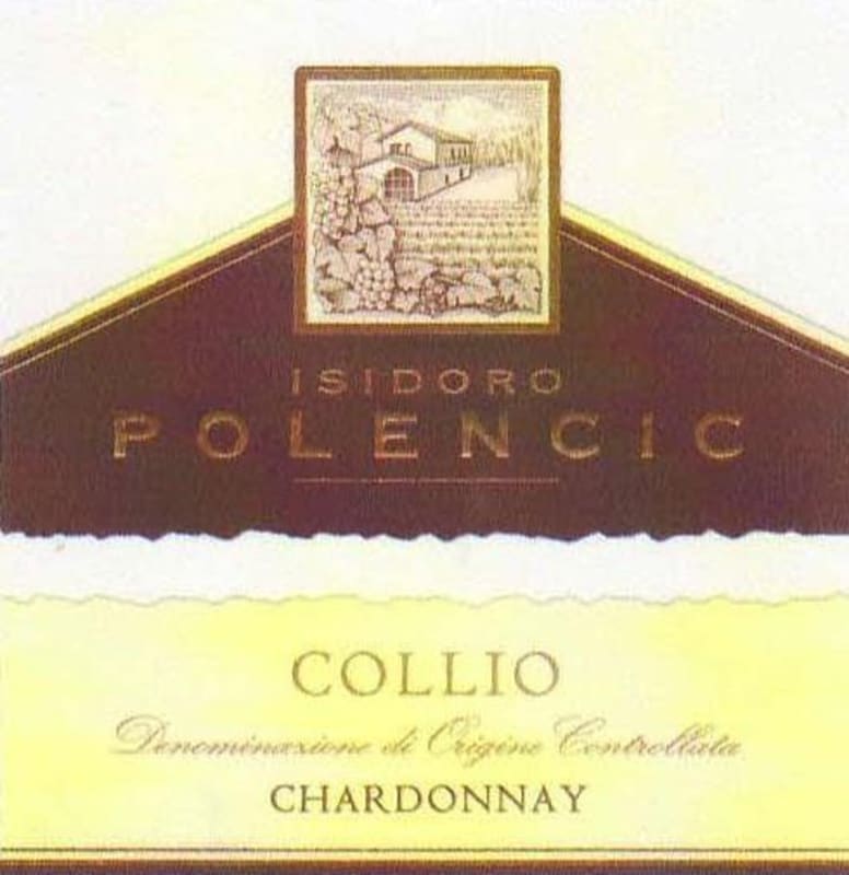 Polencic Isidoro Collio Chardonnay 2014 Front Label