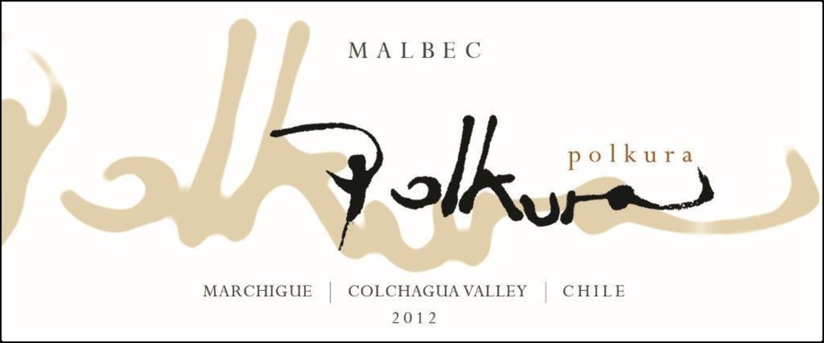 Polkura Marchigue Malbec 2012 Front Label