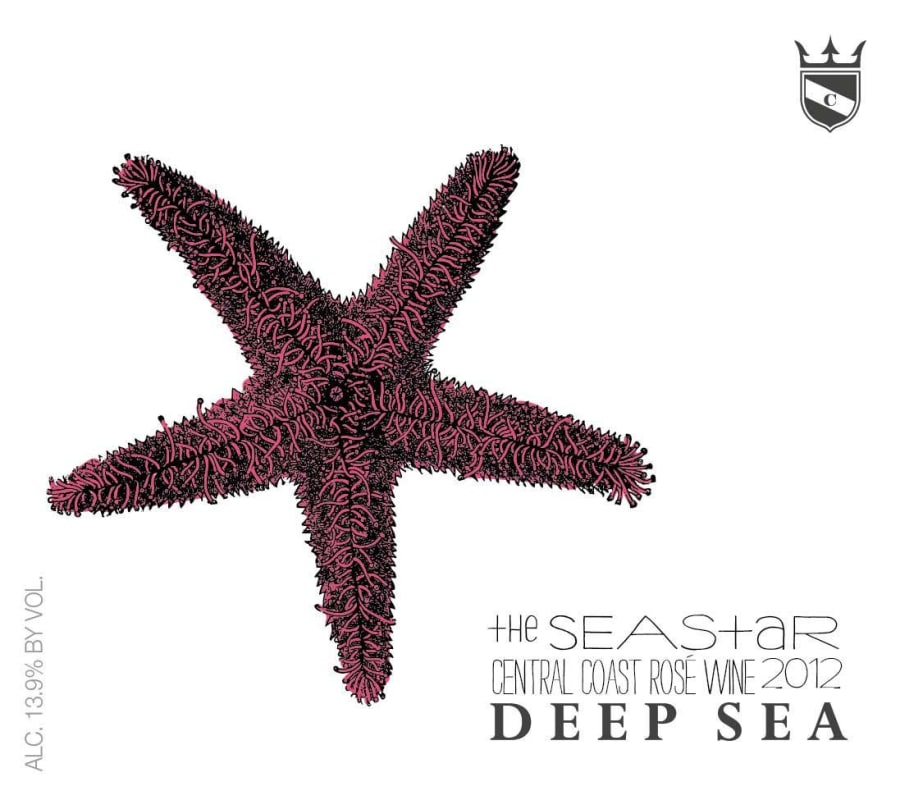Conway Family Wines Deep Sea The Sea Star Rose 2012 Front Label