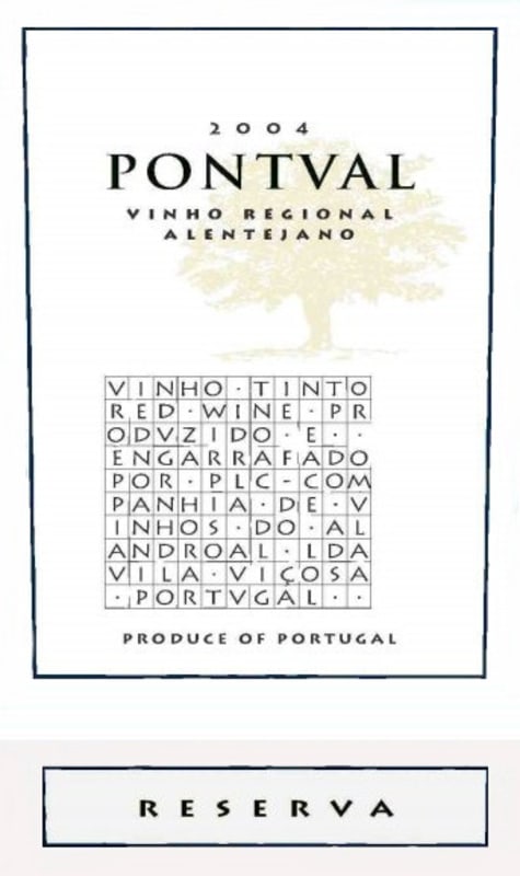 Pontval Wines Reserva 2004 Front Label