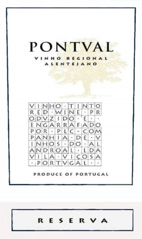 Pontval Wines Reserva 2013 Front Label