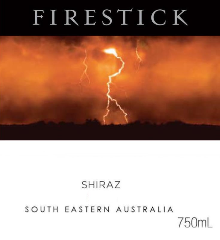 Poole's Rock Wines Firestick Shiraz 2009 Front Label