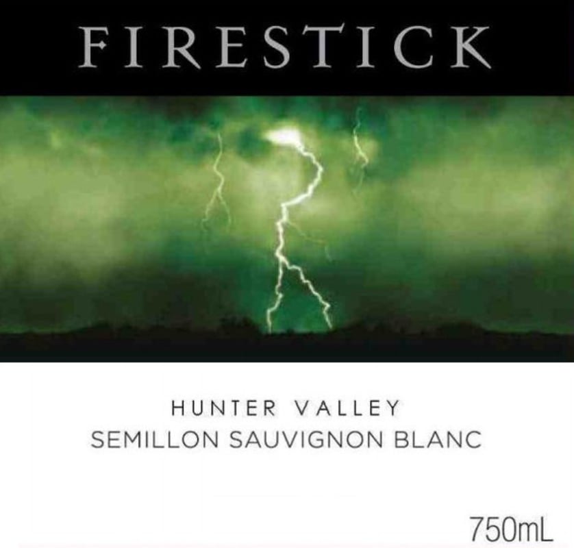 Poole's Rock Wines Firestick Semillon Sauvignon Blanc 2011 Front Label