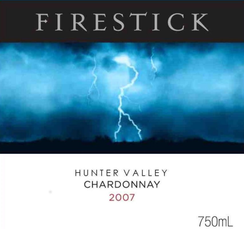 Poole's Rock Wines Firestick Chardonnay 2007 Front Label