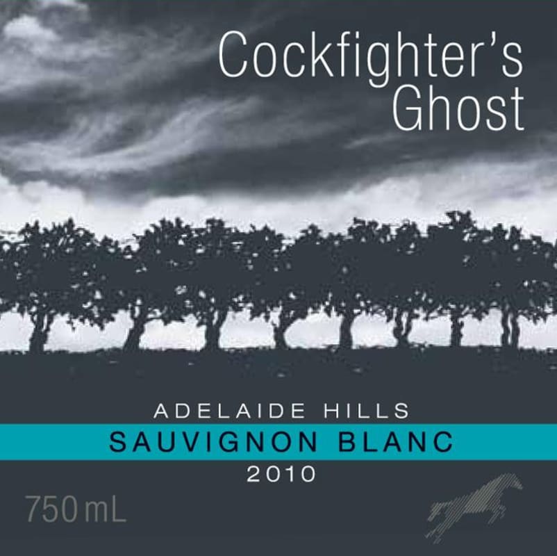 Poole's Rock Wines Cockfighter's Ghost Sauvignon Blanc 2010 Front Label