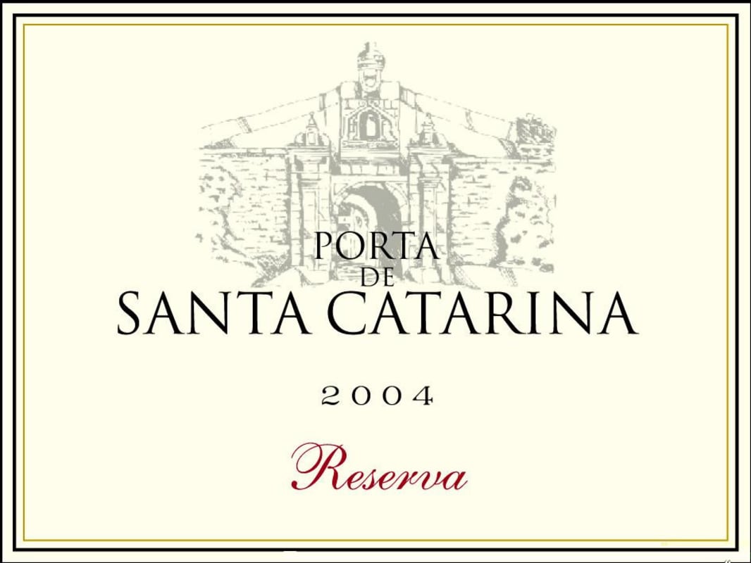 Porta De Santa Catarina Vinhos Alentejo Reserva 2004 Front Label