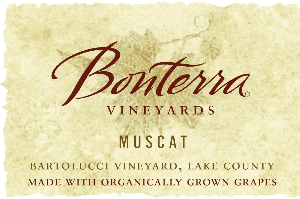 Bonterra Bartolucci Vineyard Muscat 2008 Front Label