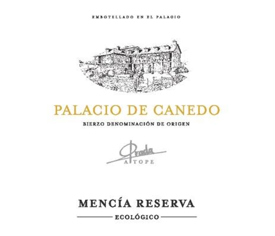 Prada a Tope Palacio de Canedo Reserva 2013 Front Label
