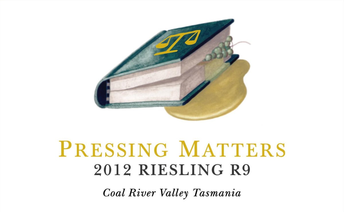 Pressing Matters R9 Riesling 2012 Front Label