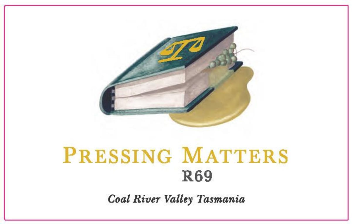 Pressing Matters Coal River Valley R69 Riesling 2011 Front Label