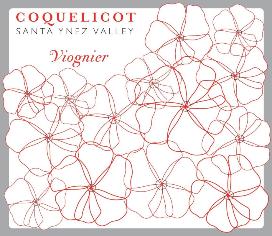 Coquelicot Estate Vineyard Viognier 2012 Front Label