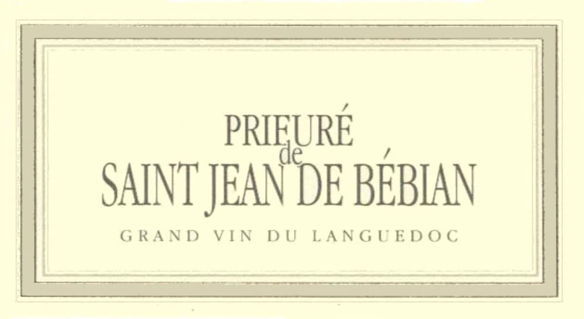 Prieure de St-Jean de Bebian Languedoc Coteaux du Blanc 2010 Front Label