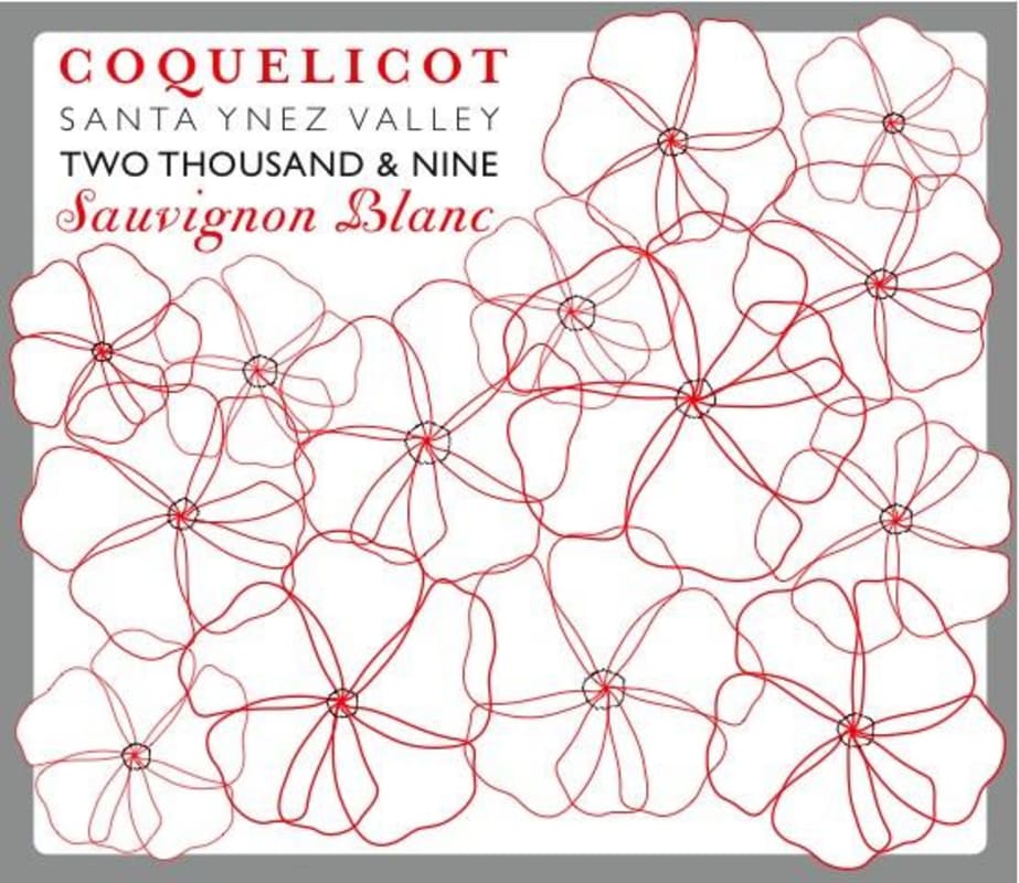 Coquelicot Estate Vineyard Sauvignon Blanc 2009 Front Label