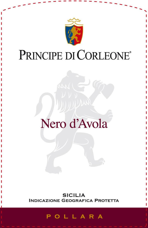 Principe di Corleone Sicilia Nero d'Avola 2012 Front Label