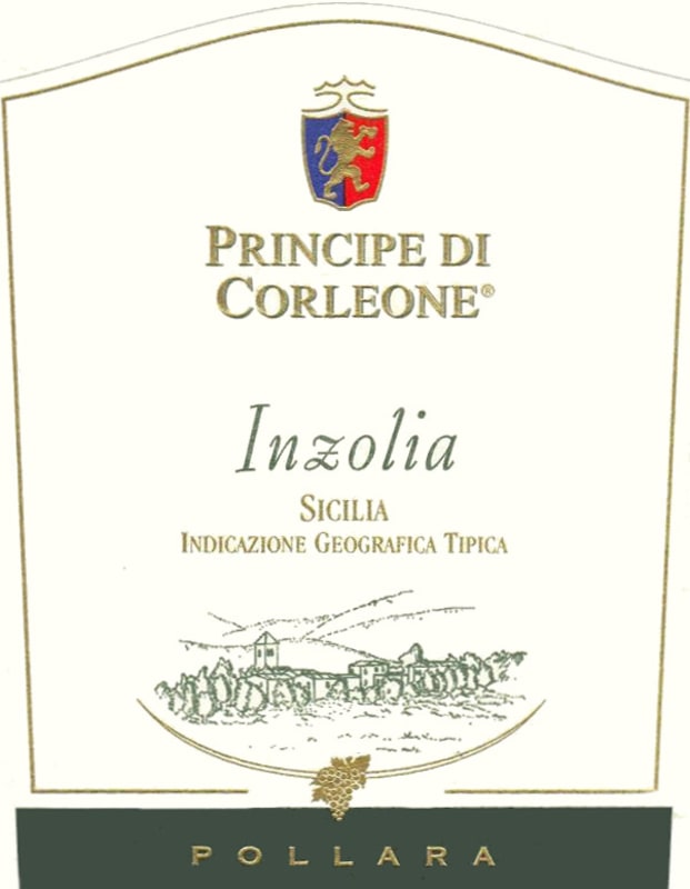 Principe di Corleone Sicilia Inzolia 2007 Front Label