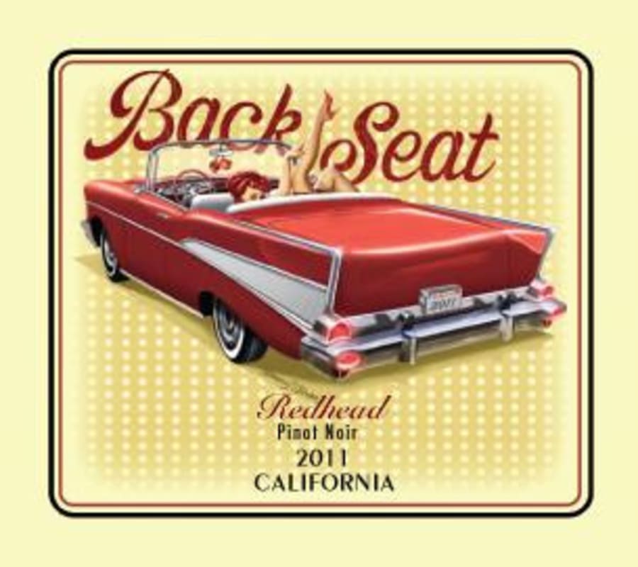 Coquelicot Estate Vineyard Back Seat Redhead 2011 Front Label