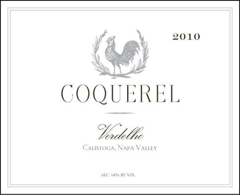 Coquerel Wines Verdelho 2010 Front Label
