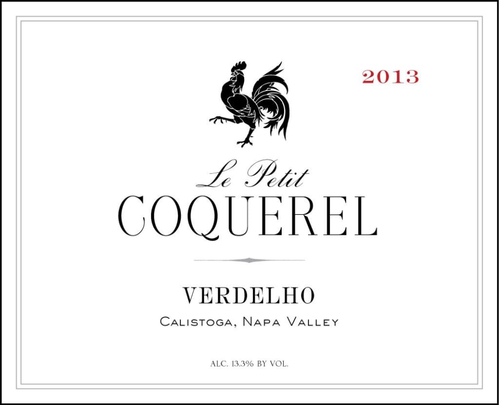 Coquerel Wines Verdelho 2013 Front Label