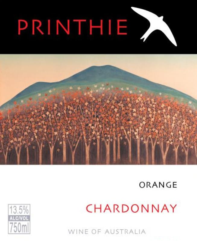 Printhie Wines Mountain Range Chardonnay 2013 Front Label