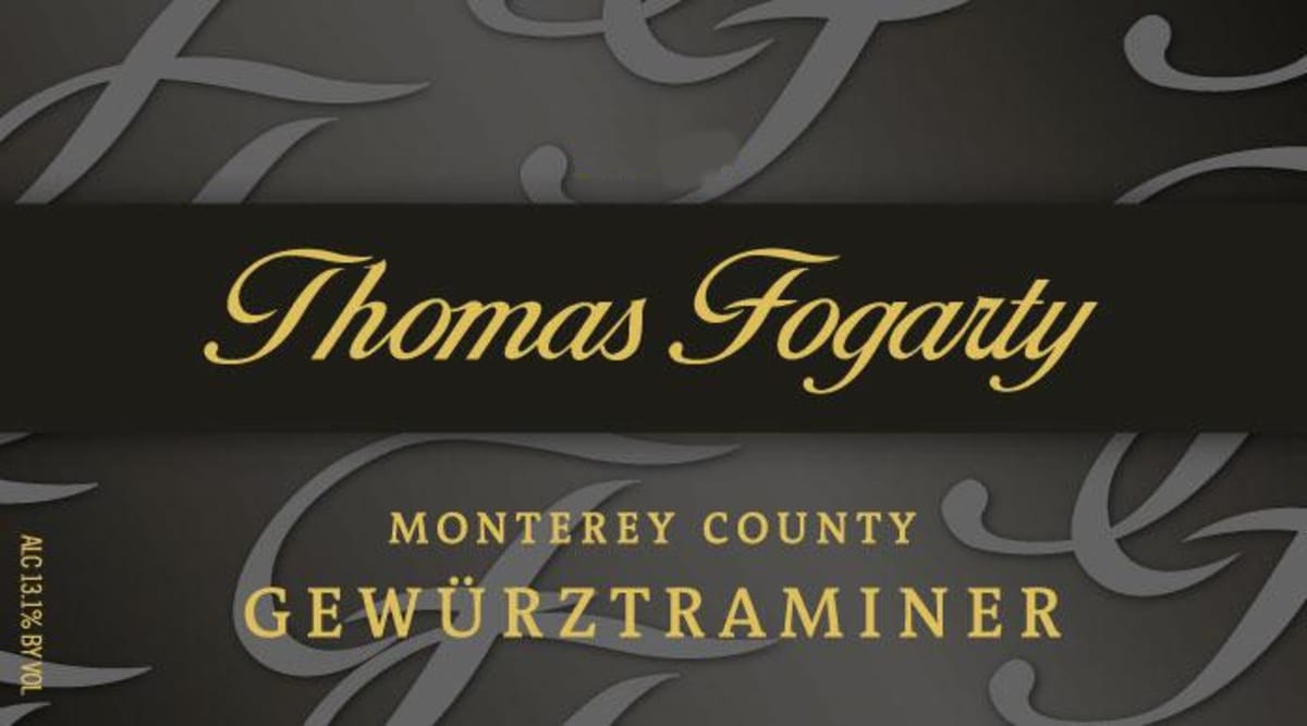 Fogarty Monterey County Gewurztraminer 2010 Front Label