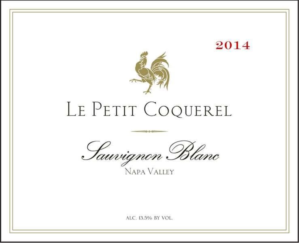 Coquerel Wines Le Petit Sauvignon Blanc 2014 Front Label