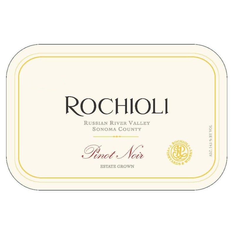 Rochioli Estate Pinot Noir 1997 Front Label