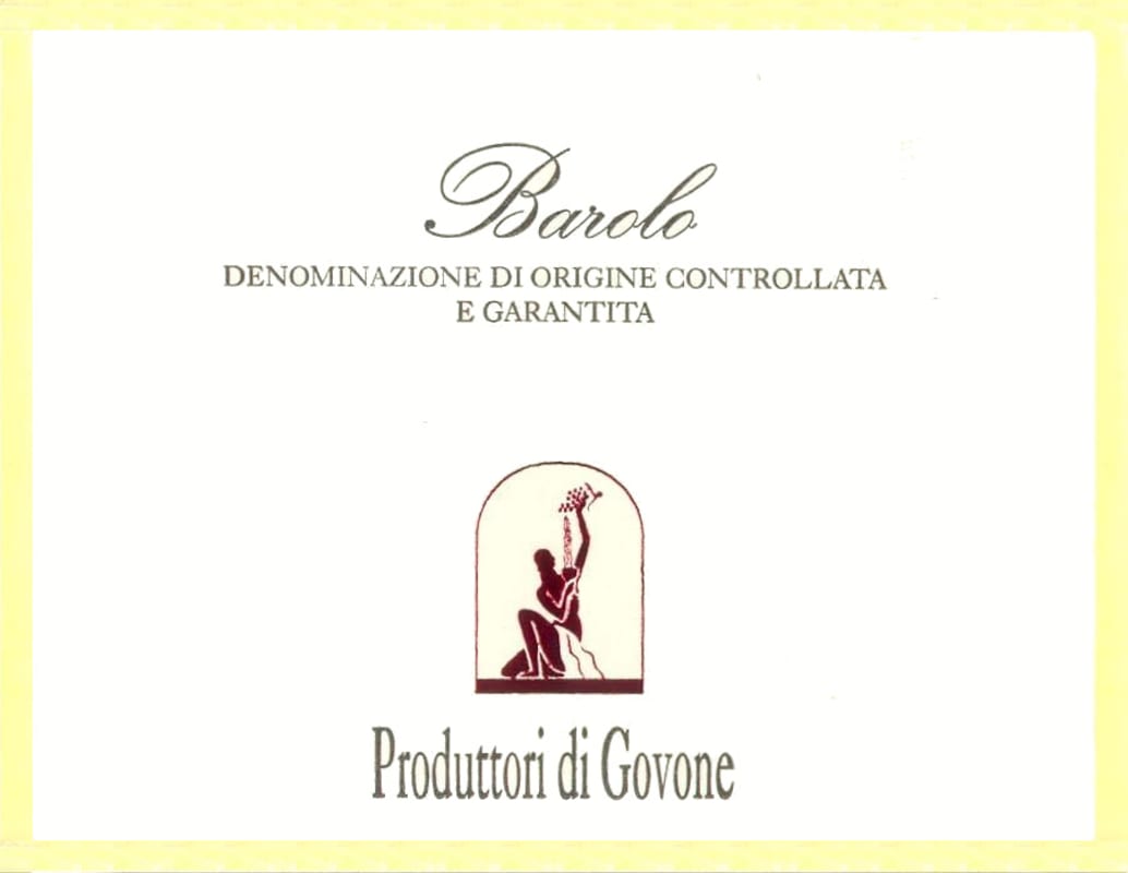 Produttori di Govone Barolo 2006 Front Label