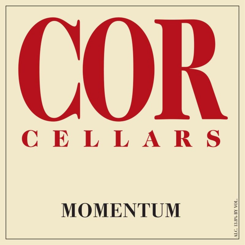 COR Cellars Momentum Red 2013 Front Label