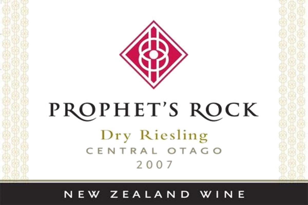 Prophet's Rock Central Otago Dry Riesling 2007 Front Label