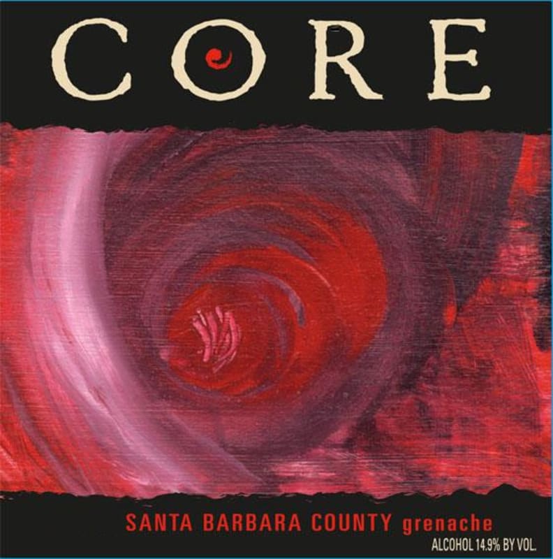 Core Grenache 2008 Front Label