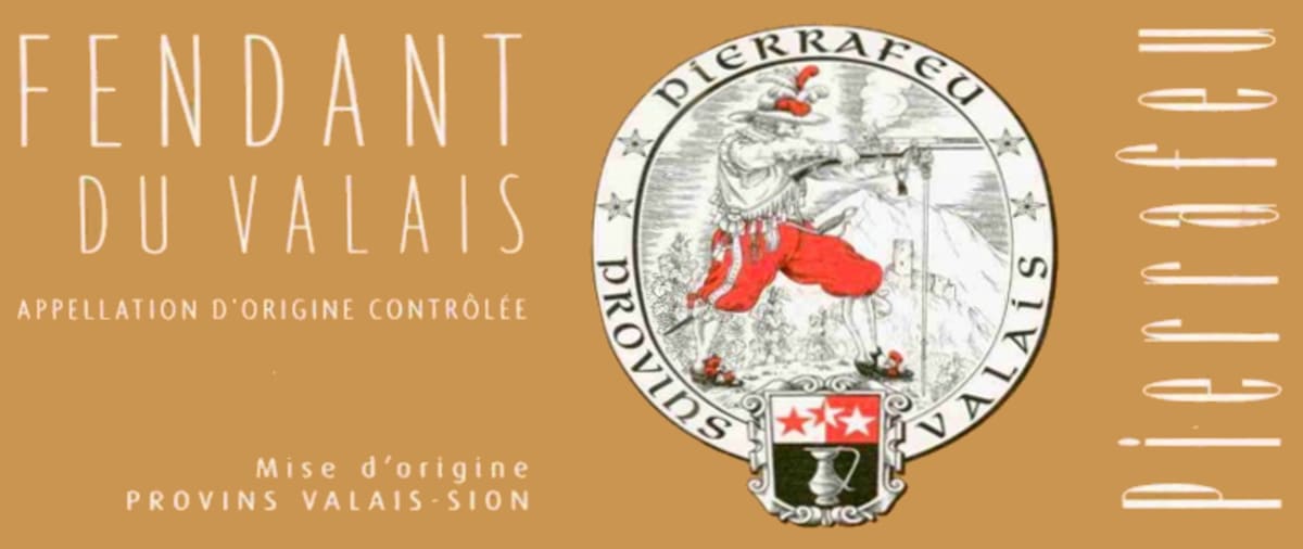 Provins Valais Fendant du Valais Pierrafeu 2015 Front Label