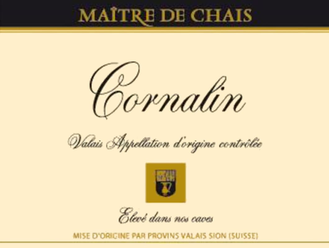Provins Valais Valais Maitre de Chais Cornalin 2008 Front Label
