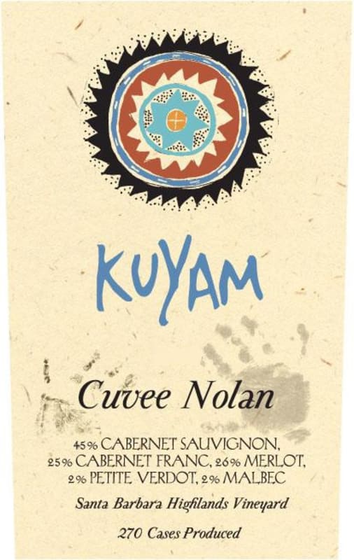 Core Kuyam Cuvee Nolan 2007 Front Label