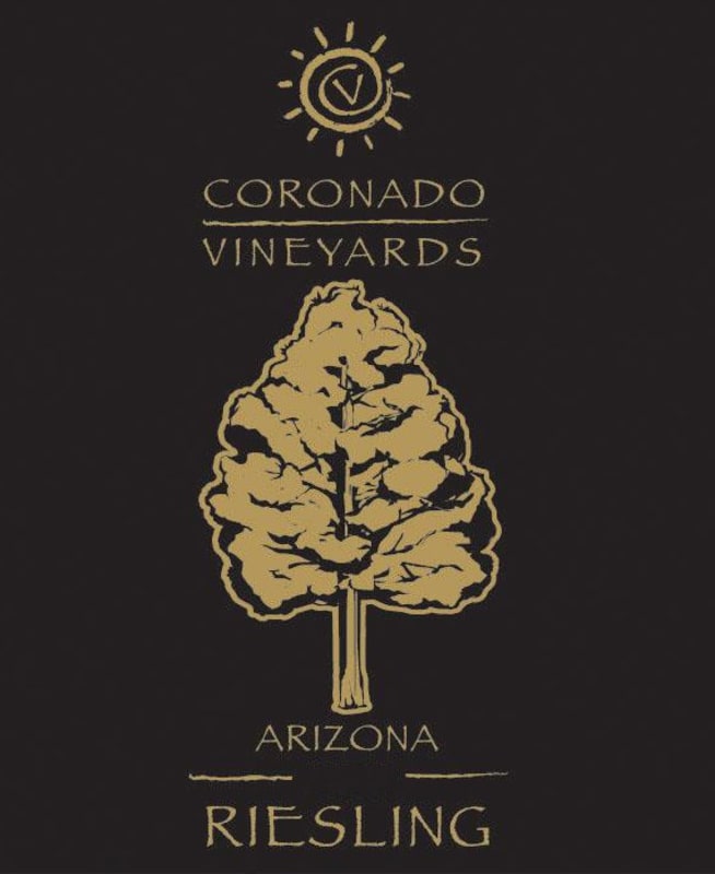 Coronado Vineyards Riesling 2014 Front Label