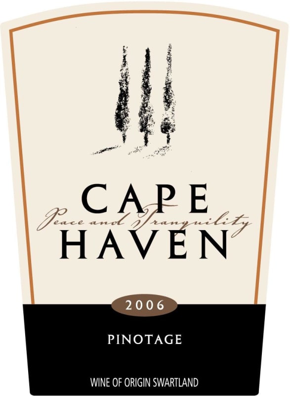 Pulpit Rock Winery Cape Haven Pinotage 2006 Front Label
