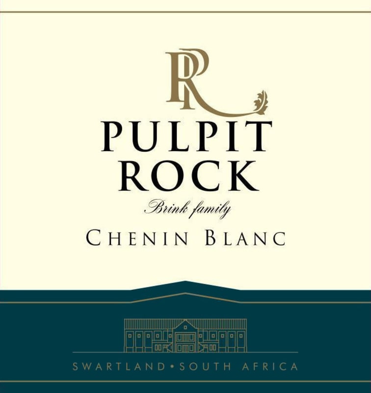 Pulpit Rock Winery Brink Family Chenin Blanc 2014 Front Label