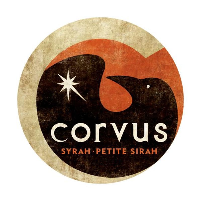 Corvus Cellars Syrah - Petite Sirah 2012 Front Label