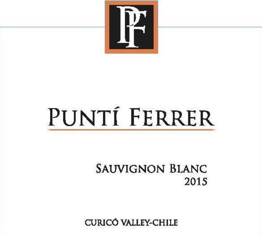 Punti Ferrer Sauvignon Blanc 2015 Front Label