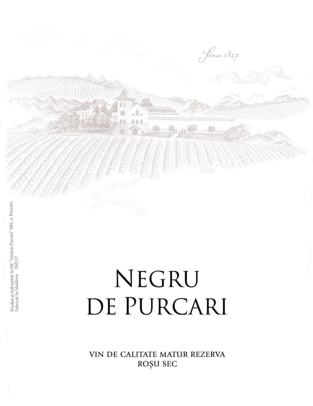Purcari Winery Negru de Purcari 2012 Front Label