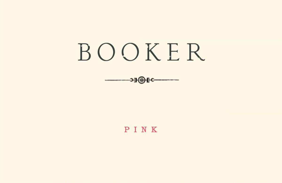 Booker Vineyard Pink Rose 2012 Front Label