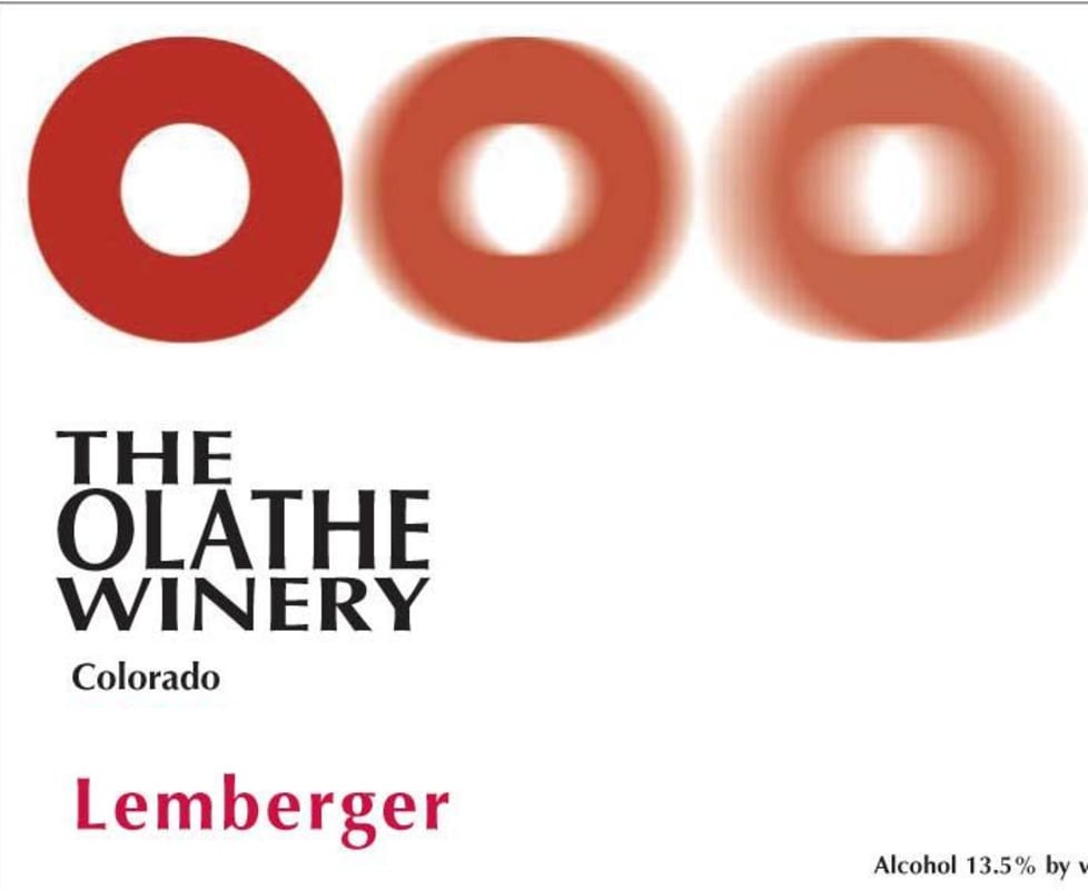 Cottonwood Cellars Olathe Lemberger 2012 Front Label