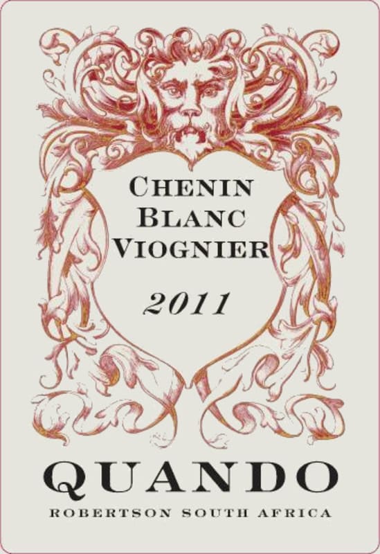 Quando Vineyards and Winery Chenin Blanc Viognier 2011 Front Label