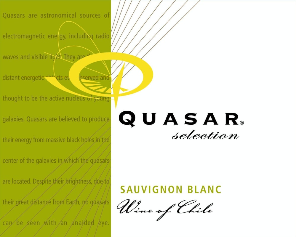 Quasar Wines Selection Sauvignon Blanc 2014 Front Label