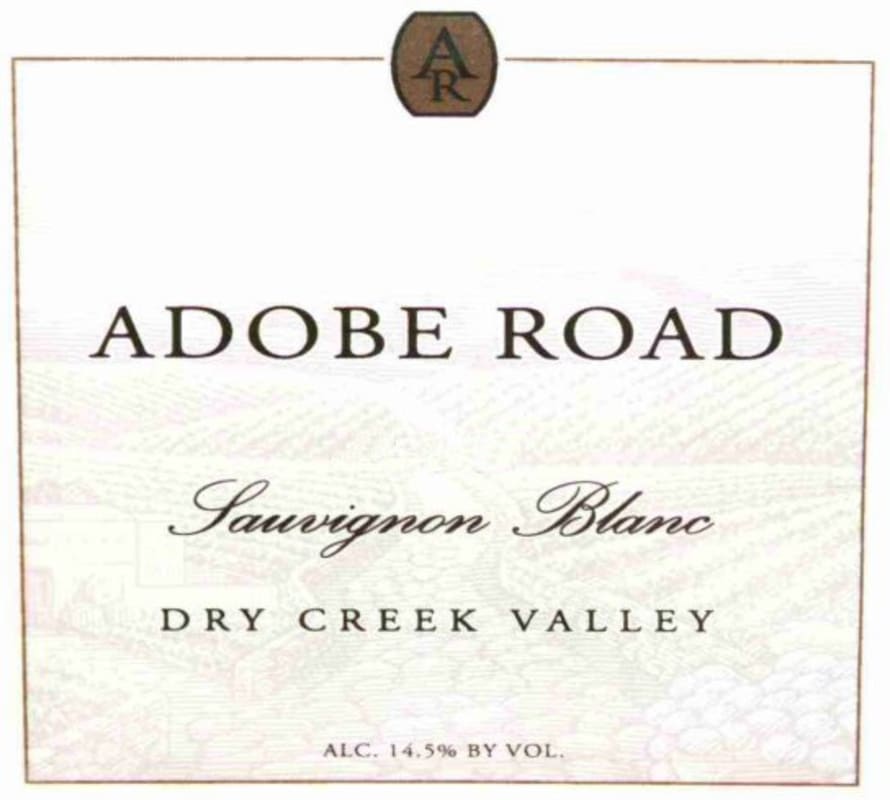 Adobe Road Sauvignon Blanc 2007 Front Label