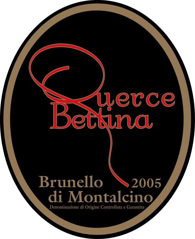 Querce Bettina Brunello di Montalcino 2005 Front Label