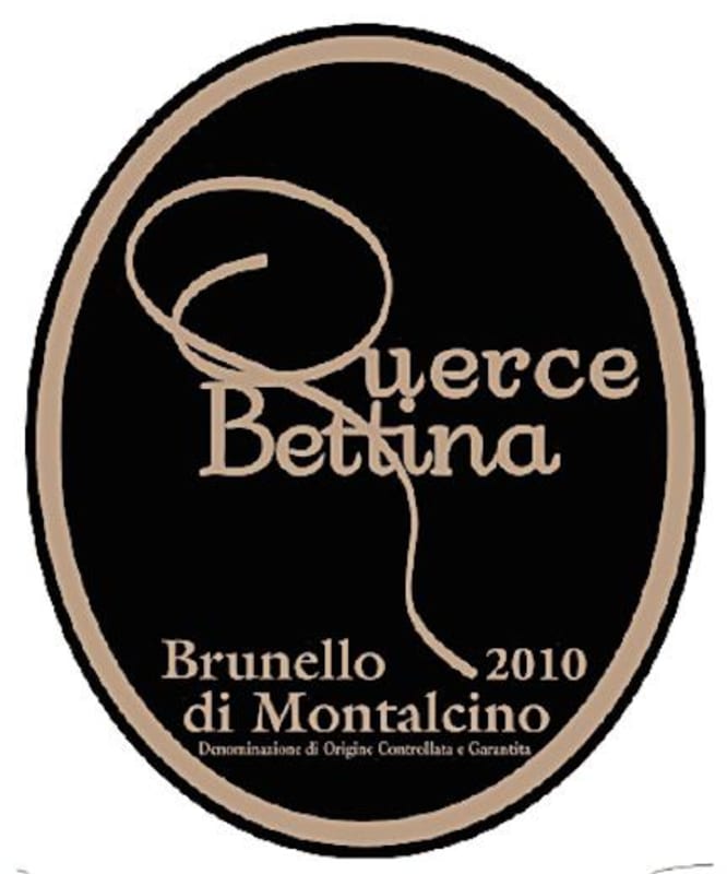 Querce Bettina Brunello di Montalcino 2010 Front Label