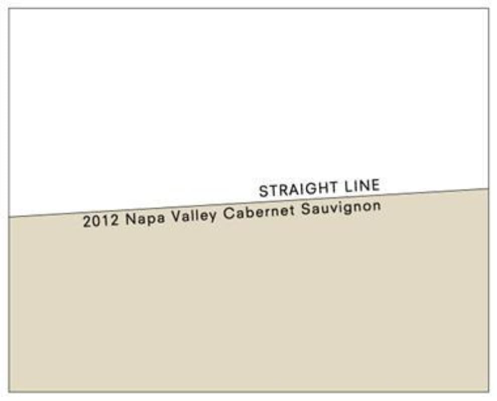 Couloir Wines Straight Line Cabernet Sauvignon 2012 Front Label