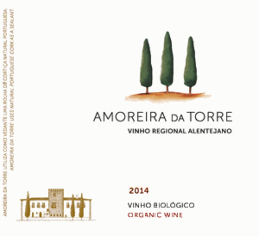 Quinta Amoreira Da Torre Vinho Regional Alentejano Tinto 2014 Front Label