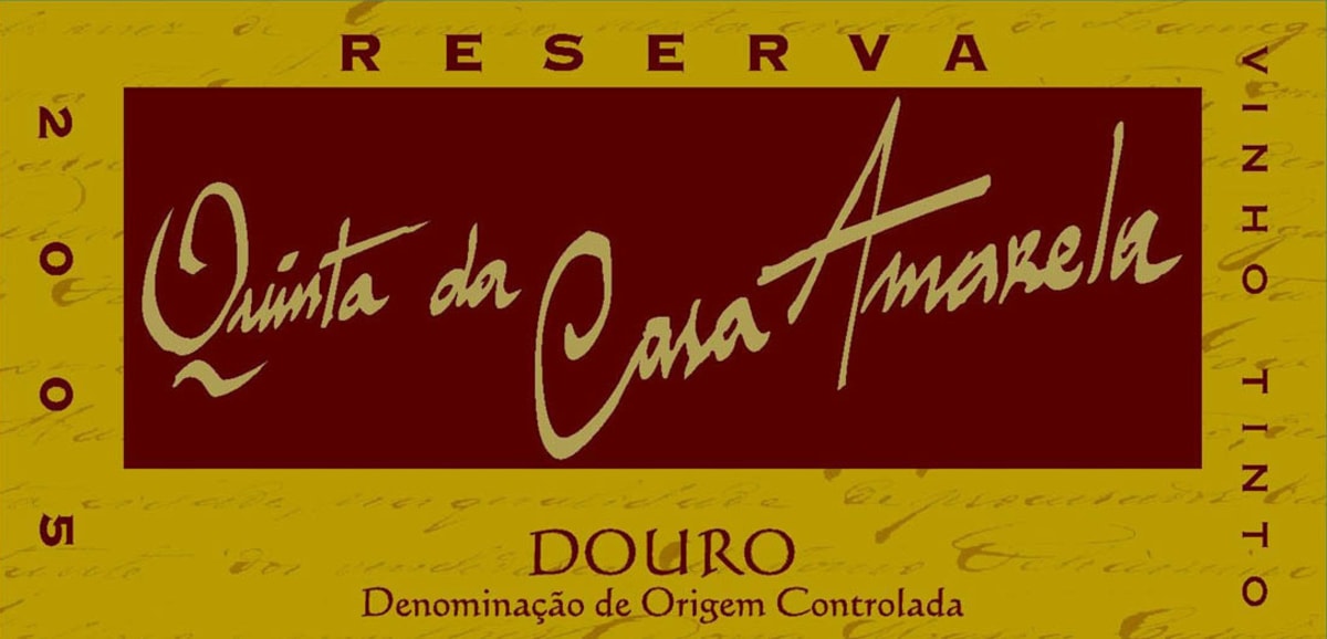 Quinta Casa Amarela Reserva Tinto 2005 Front Label